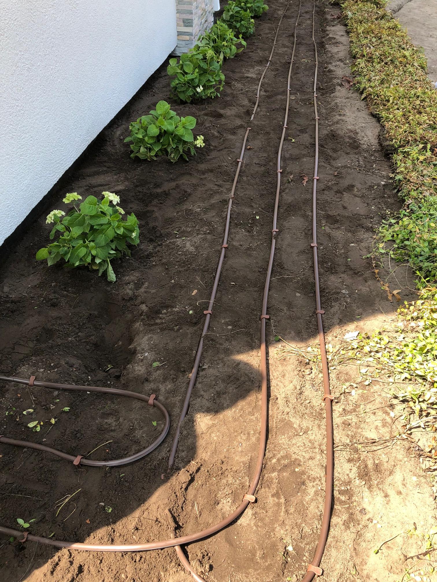 Hunter droppbevattning installation i Landskrona